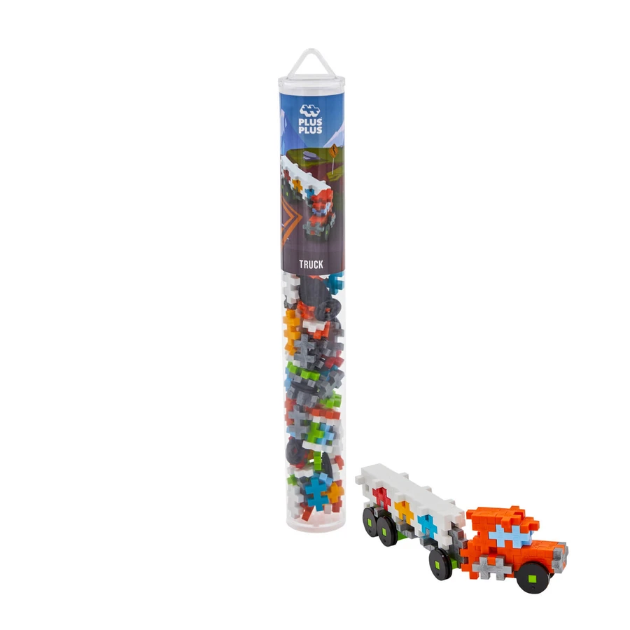 Plus-Plus Baukasten, Röhre 100 Teile, Truck