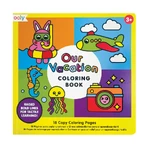 Livre de coloriage avec contour gaufré - Nos vacances