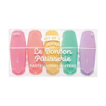 Marqueurs pastel Le BonBon Patisserie - Lot de 5