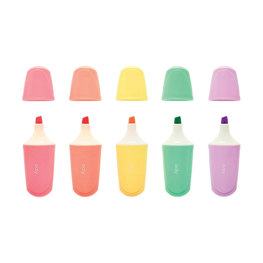 Marqueurs pastel Le BonBon Patisserie - Lot de 5
