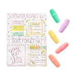 Marqueurs pastel Le BonBon Patisserie - Lot de 5