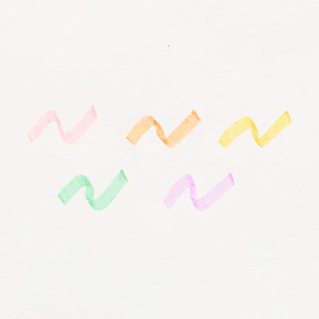 Marqueurs pastel Le BonBon Patisserie - Lot de 5
