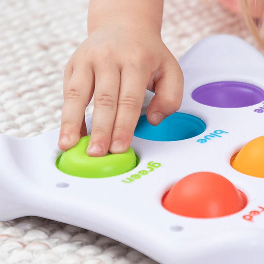 Dimpl Duo - Educational sensory toy with silicone bubbles