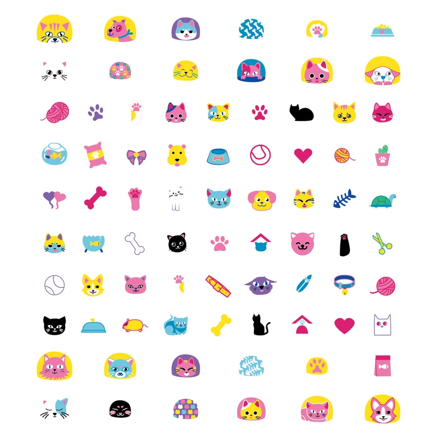 Pegatinas para uñas - Animal friendly
