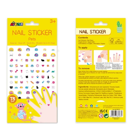 Pegatinas para uñas - Animal friendly