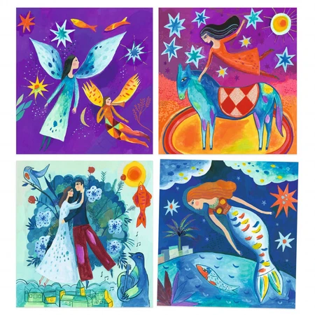 Taller de pintura Djeco, Inspirado en Marc Chagall