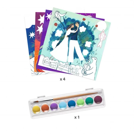 Taller de pintura Djeco, Inspirado en Marc Chagall