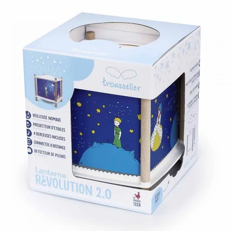 Little Prince muziekkaars met sterprojectie