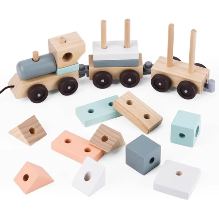 Houten kubustrein, UMU Toys