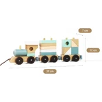Houten kubustrein, UMU Toys