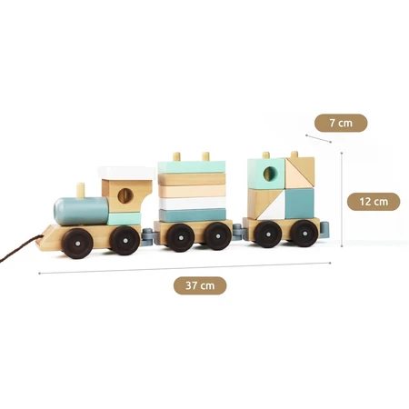 Houten kubustrein, UMU Toys