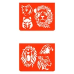 Djeco wilde dieren schuurpapier set