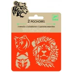 Djeco wilde dieren schuurpapier set