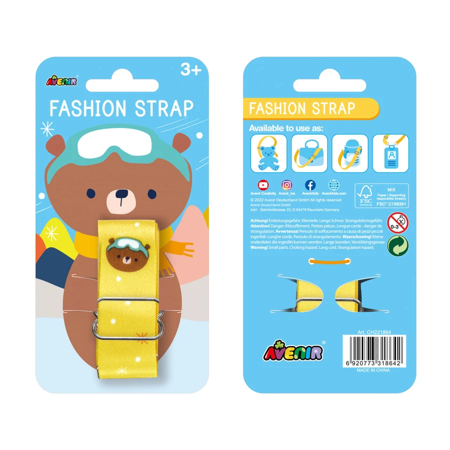 Verstelbare mode accessoire riem - Schior Bear