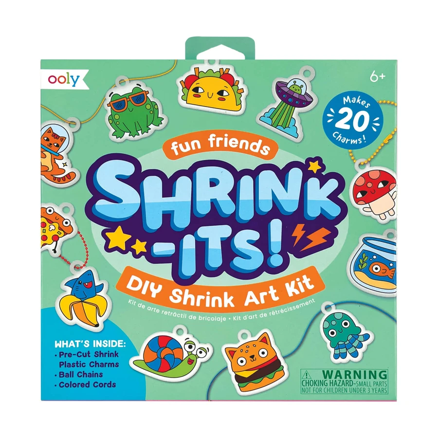 ¡Set de arte DYI - Shrink-Its! - Shrink-Its - Amigos divertidos