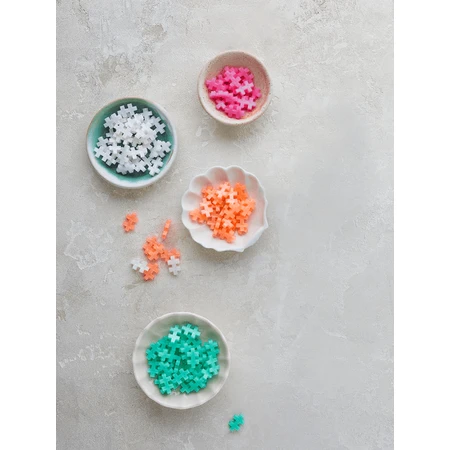 Plus-Plus bouwpakket, tube 240 stukjes, Pearl Mix, parelmoerkleuren