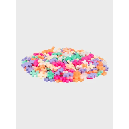 Plus-Plus bouwpakket, tube 240 stukjes, Pearl Mix, parelmoerkleuren