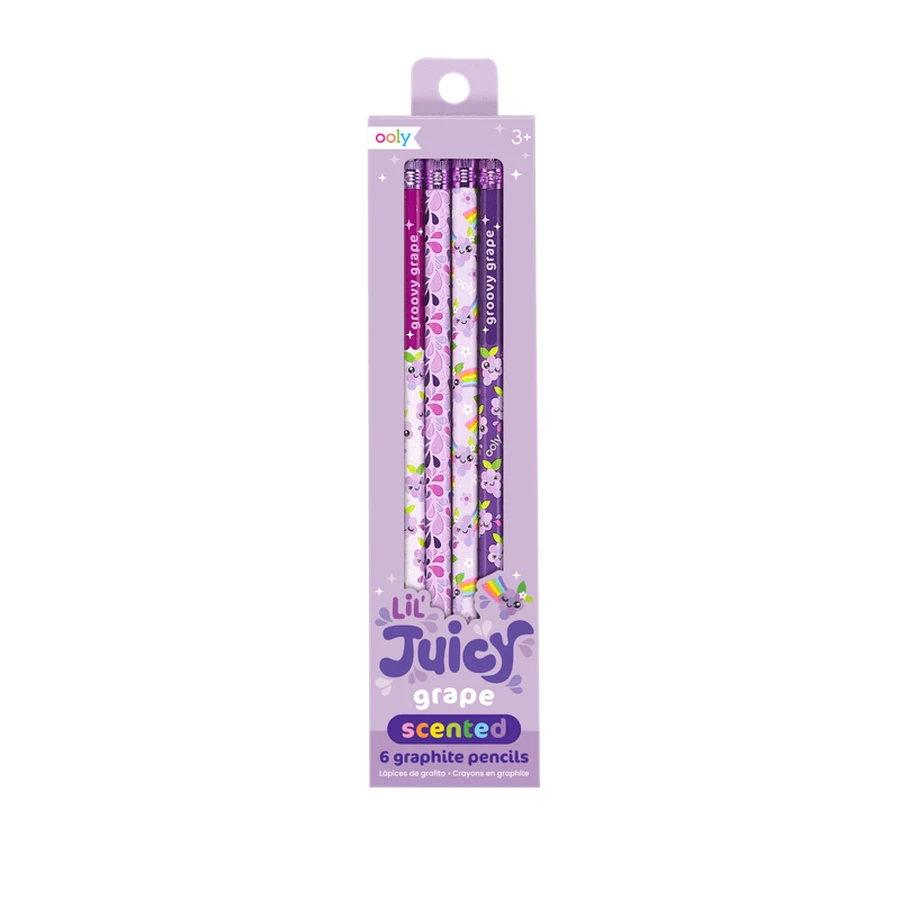 Graphite scented pencils, Lil Juicy, Grapes