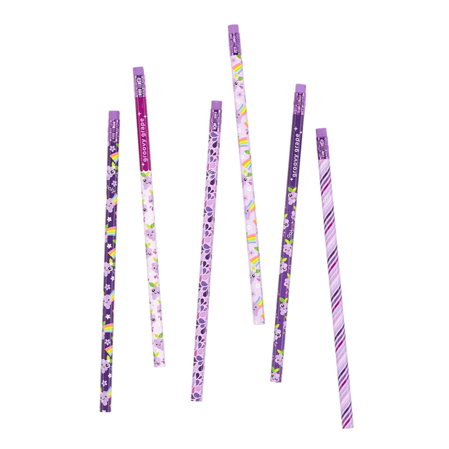 Graphite scented pencils, Lil Juicy, Grapes
