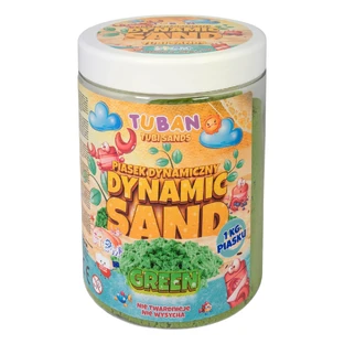 Formbarer sensorischer Sand - grün, 1 kg
