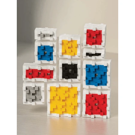 Jeu de construction Plus-Plus, peinture en tube, Inspiré par Mondrian