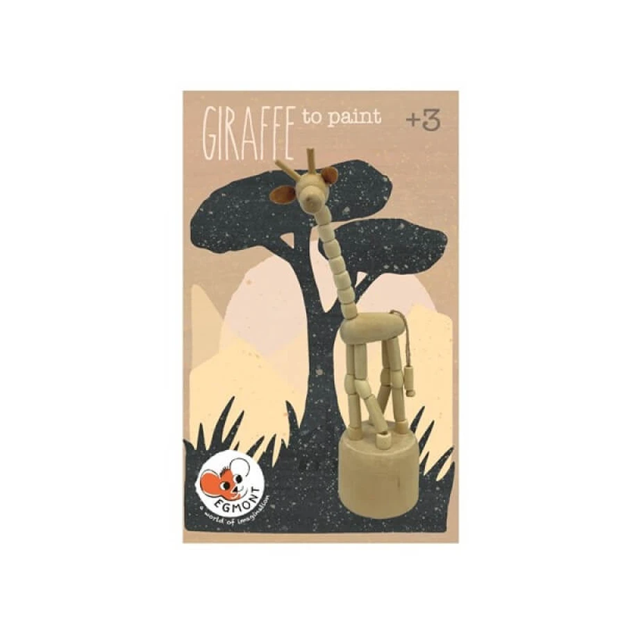 Wooden giraffe painting set, Egmont Toys