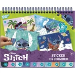 Lilo und Stitch Kreativset mit Aufklebern, aufgeklebten Zahlen