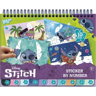 Lilo und Stitch Kreativset mit Aufklebern, aufgeklebten Zahlen
