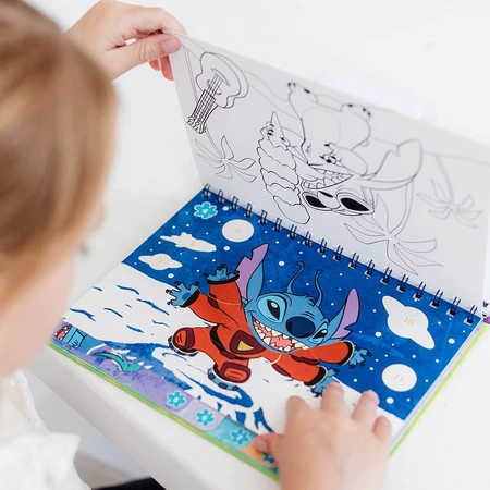 Lilo und Stitch Kreativset mit Aufklebern, aufgeklebten Zahlen