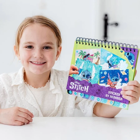 Lilo und Stitch Kreativset mit Aufklebern, aufgeklebten Zahlen
