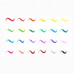 Crayons de couleur Brilliant Brush, lot de 12