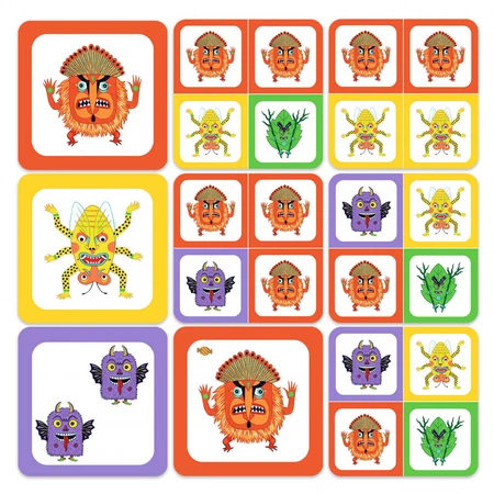 Monster, Jeu de cartes Djeco