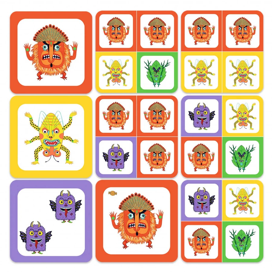 Monster, Jeu de cartes Djeco