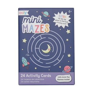 Collectie van 24 kaarten met spelletjes en activiteiten - Doolhoven
