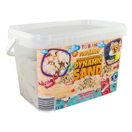 Moldable sensory sand in a box - natural, 5 kg