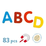 83 Magnetische letters voor kinderen - Djeco