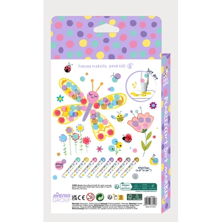 Set of 8 Dots 4 Fun Washable Carioci - pearl colors