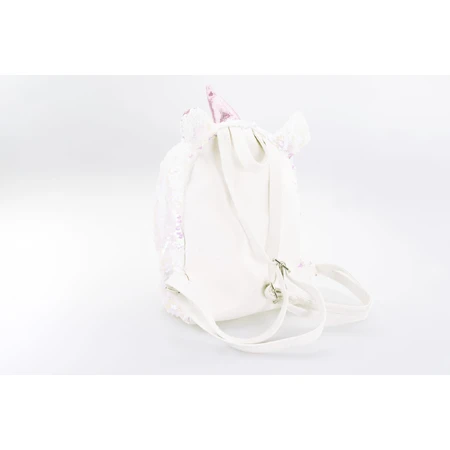 Girabrilla girl's backpack - Unicorn with reversible sequins, adjustable shoulder straps and front pocket
