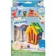 DIY creative set, Mini bird house, build and paint, blue
