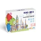 Set magnetic Magblox - 98 piese, circuit cu bile PASTEL - Magbrix Marble Run