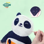 Sewing set My First Doll, Mommy and Panda Baby