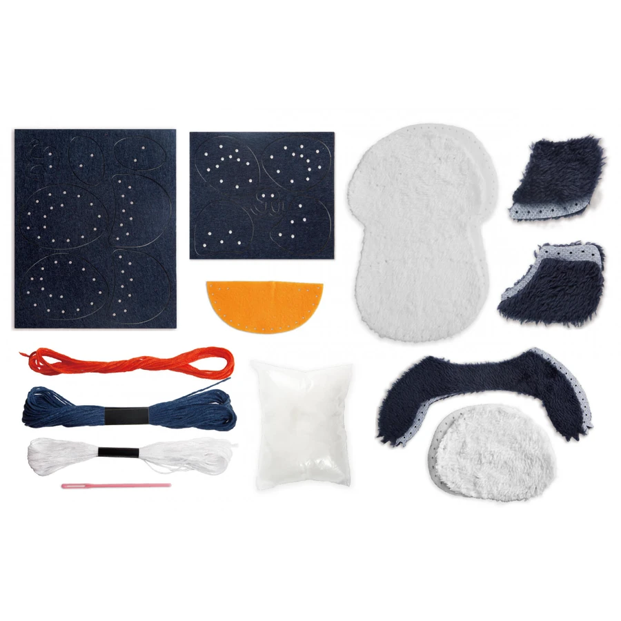 Sewing set My First Doll, Mommy and Panda Baby