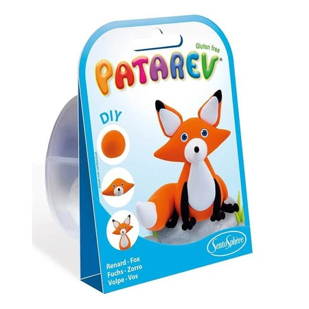 Mini Vulpita Patarev de plastilina