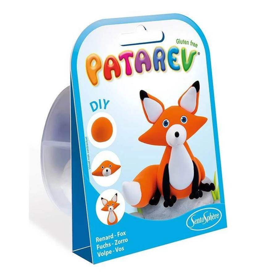 Mini Vulpita Patarev de plastilina