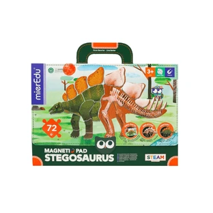 Magnetisch leerspel -Stegosaurus