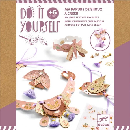 DIY jewelry set Miss Rosefinch, Djeco