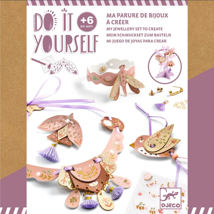 DIY jewelry set Miss Rosefinch, Djeco