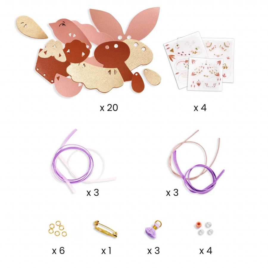 DIY jewelry set Miss Rosefinch, Djeco