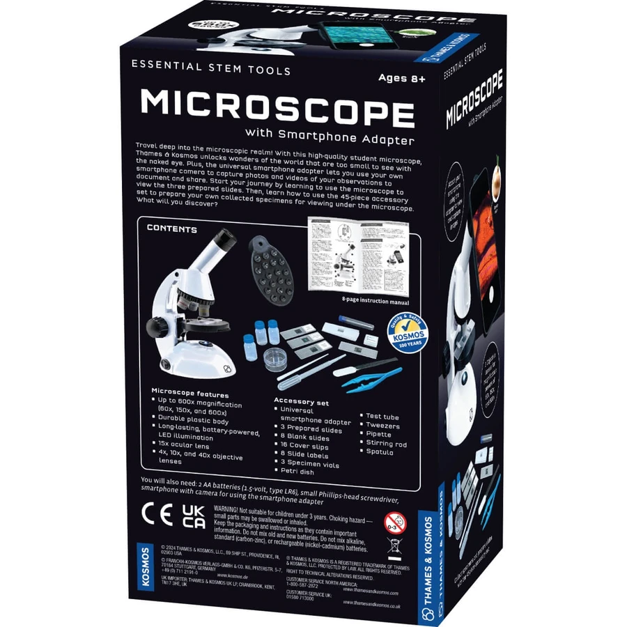 STEM-microscoopset met telefoonadapter, Thames & Kosmos