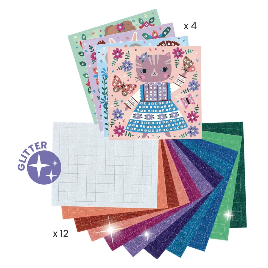 Djeco mosaico, Mascotas